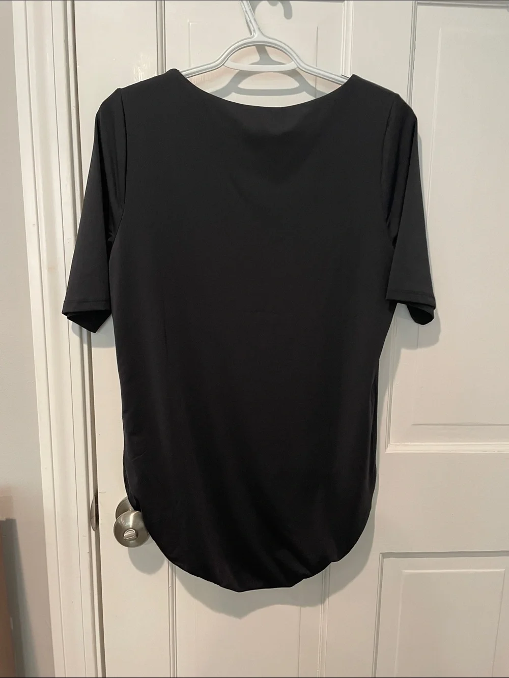 Lane Bryant Black Scoop Neck Short Sleeve Bodysuit 14/16 - Picture 2 of 4